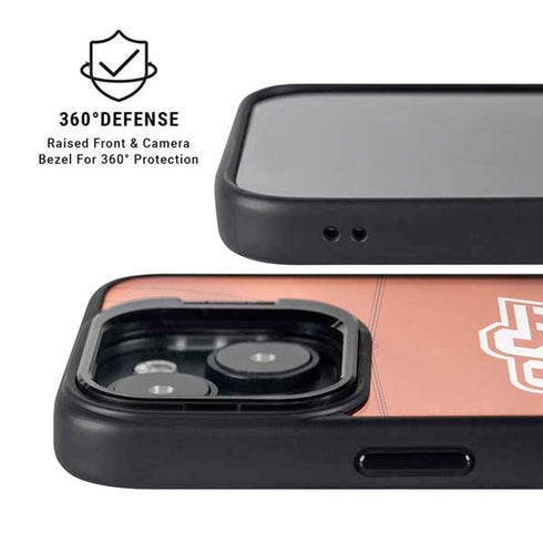 Oklahoma State University Orange Jersey iPhone 14 Kickstand Case